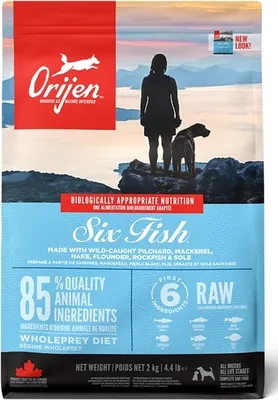 Zdjęcie produktu dla Orijen Six Fish, Dorosły, Każda rasa, Ryba, 2 kg
