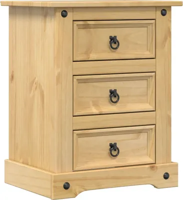 Immagine prodotto di Comodino  53x39x66 cm in Legno Massello di Pino