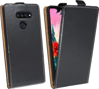 Obrázek produktu pro cofi1453® Flipové pouzdro kompatibilní s mobilním telefonem LG K50S Vertikální skládací ochranný kryt Flip Cover Black