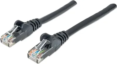 Image de Intellinet 342049 Intellinet Patchkabel RJ45 U/UTP Cat6 1.00m Hebelschutz schw