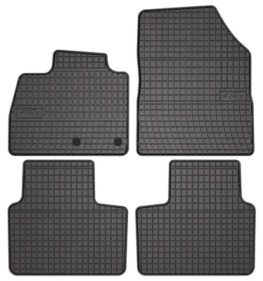 Produktbild von Gummi-Fußmatten für Renault Scenic IV 2016-2022 (Minivan) – 4-tlg, Schwarz, passgenau – Wielganizator SolidPRO