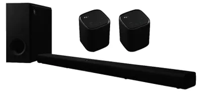 Immagine prodotto di Yamaha True-X 50-5.1, 5.1 canali/canali, 300 W, DTS, Dolby Digital, Dolby Pro Logic II, Subwoofer attivo, Wireless, Separato