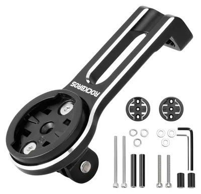 Imagen del producto de Soporte para ciclocomputador, de aluminio, universal, compatible con GoPro y ciclocomputadores