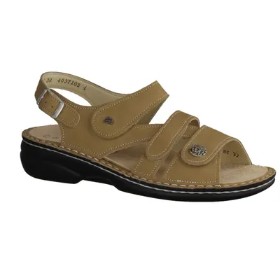 Produktbild von Finn Comfort Gomera, Damenschuhe, bequeme Sandale, Leder, Tan (Hellbraun) - Damenschuhe Sandale bequem / lose Einlage, Beige, leder (nubuk)