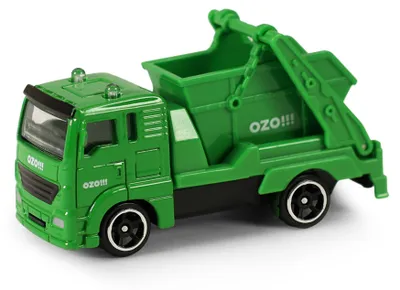 Produktbild von Müllwagen mit Container Ozo!!! 7 cm
