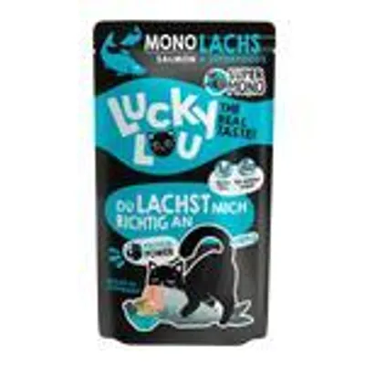 Image de Lucky Lou SuperMono saumon Nourriture pour chats Nourriture humide pour chats monoprotéine