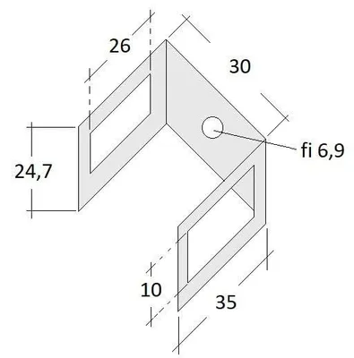 Produktbild von LogistSystem Universalhalter Paneelzaun Farbig Beschichtet | Zaunhalterung Pfosten | Gruen Anthrazit Schwarz | 1 Stueck