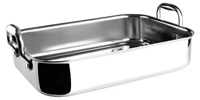 Image de Plat à rôtir 35x26cm inox - Lacor - 60865 -