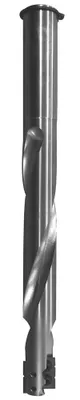 Produktbild von BRÜCK WP-Schlosskastenfräser Z 2/1 - MEC D=16mm GL=170mm NL=16/100mm S=16mm Tragkörper aus hochfestem Schwermetall | 372WP1616170
