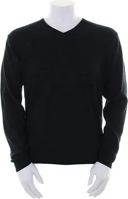 Produktbild von Kustom Kit KK352 | Herren Arundel V-Neck Sweater / ® Standard 100 - Farbe: Black - Größe: XS