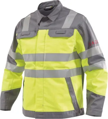 Produktbild von Multinorm Warnschutz Arbeitsjacke, NEONGELB/GRAFITGRAU, Gr. 4XL