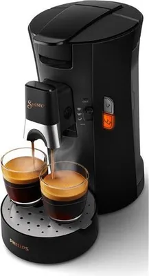 Image de Cafetière à dosettes 1bar 1450w noir intense - Philips - CSA240.61 - senseo select
