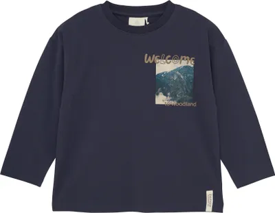 Produktbild von En Fant ENT-Shirt Jungen Kinder Longsleeve Langarmshirt Shirt mit Print Rundhals Baumwollmischung Regular fit