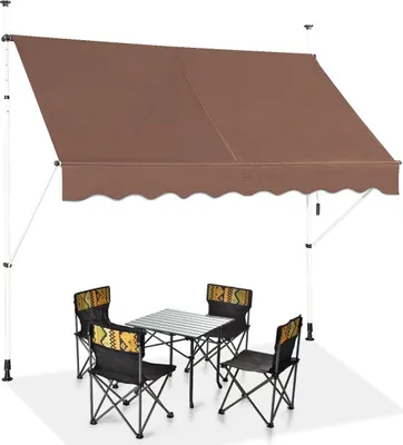 Produktbild von Einziehbare Markise 200 cm, ohne Bohren, UV-beständig, verstellbar