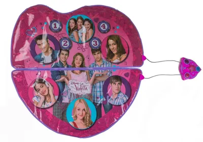 Produktbild von Disney Violetta Tanzmatte teilbar Sound Lichteffekte Kinderspiel Tanzen Teppich