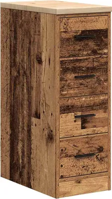 Obrázok produktu pre Garážová skriňa staré drevo 30x51x85 cm masívna borovica