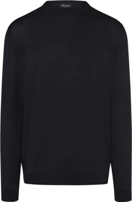 Produktbild von März Pullover Rundhals schwarz Wolle