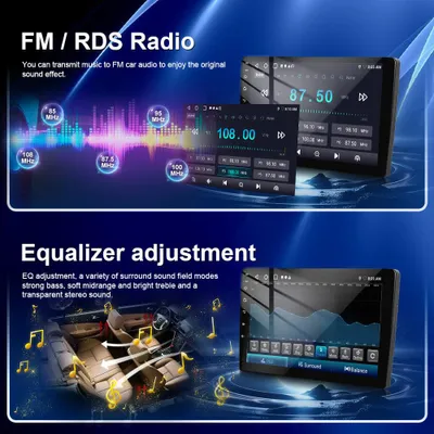 Immagine prodotto di Autoradio Android 15 a doppio DIN – Sistema multimediale – Sistema di navigazione