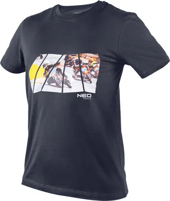 Produktbild von NEO TOOLS Herren T-Shirt Unterhemd Herren - Kurzarm Shirt Männer aus Baumwolle mit Aufdruck