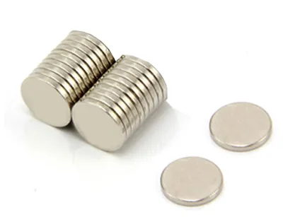Neodymium Magnete 8x1 mm, N35, 0,39 kg Zugkraft, 25 Stück