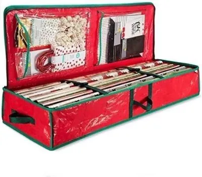 Produktbild von Geschenkpapier-Organizer-Tasche, praktisch, mit Aufbewahrung
