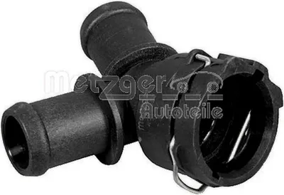 Produktbild von METZGER 4010386 Kühlmittelflansch für VW Golf VII Schrägheck (5G1, BQ1, BE1, BE2) Wasserflansch