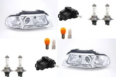 Produktbild von Scheinwerfer passend für Audi A4 8D 02/99-11/00 Leuc. Links Rechts m. Stellmotor 8D0941029AK 8D0941030AK 1J0941295B 1J0941295F 9948336 1J094129 Johns