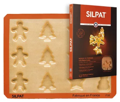 Immagine prodotto di Silpat, teglie originali per dolci natalizi, 29 x 40 cm