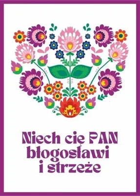 Zdjęcie produktu dla Karnet - Niech Cię Pan - folklor