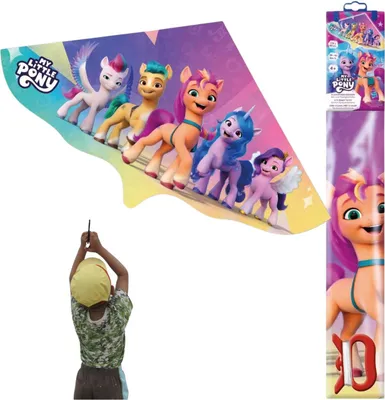 Zdjęcie produktu dla FIT4MED | Latawiec My Little Pony - 115 X 63 cm - Lekki - Dla dzieci od 4 lat - Zabawka