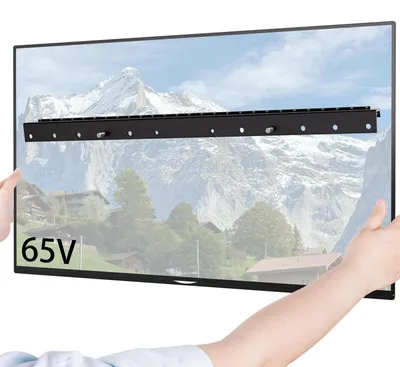 Immagine prodotto di Supporto a parete per televisore, compatibile con schermi da 32-75 pollici, standard VESA 400x400, capacità di carico 68 kg