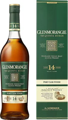 Obrázok produktu pre Whisky Glenmorangia Quinta Ruban 14YO Single Malt 700ml v krabičke