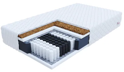 Obrázek produktu pro FAMILY Luxury Home taštičková matrace H3/H4 – kokos a HR pěna, oboustranná, cca 18 cm, 100 x 200 cm