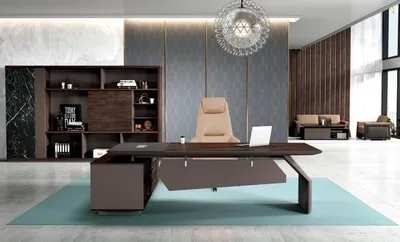 Produktbild von Büromöbel Tisch Bürotisch Arbeitstisch Schreibtisch Büro Holz Braun