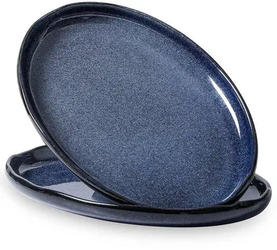 Obrázek produktu pro Oválná servírovací mísa 14,5 palců, porcelánová, stohovatelná