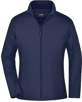 Produktbild von James+Nicholson JN1129 | Ladies` Promo Softshell Jacket - Farbe: Navy/Navy - Größe: XXL