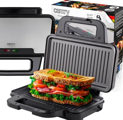 Zdjęcie produktu dla Grill do panini i kanapek 2 w 1 | CR3067 - moc 1400 W
