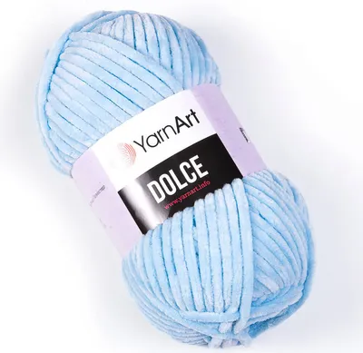 Produktbild von YarnArt Dolce (100g/120m) Y 749 hellblau