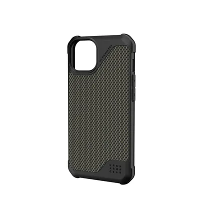 Productafbeelding van iPhone 13 hoesje Metropolis LT, gemaakt van Polyamid, kleur: olijfgroen