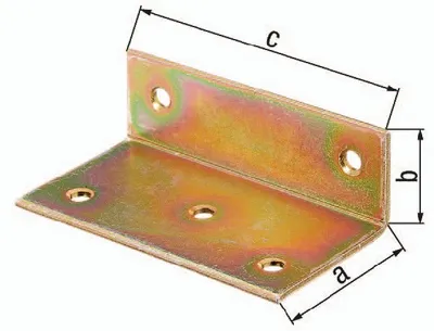 Obrázek produktu pro Alberts 847487 Breitwinkel, sendzimirverzinkt, 60 x 40 x 115 mm, 25er Set