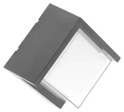 LED-Außenwandleuchte 12 W 1000 lm IP65 4000 K neutralweiß grau
