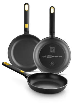 Pannenset 3-tlg. 20-24-28 cm, Aluguss, Antihaft, Induktion