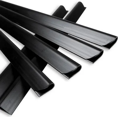 Produktbild von Noor Klemmschienen für Zaunblende Textil und Zaunblende PVC blickdicht 25er Set Anthrazit RAL 7016