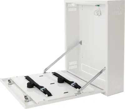 Obrázok produktu pre AWO529W - Veľký kovový box na uzamknutie rekordéra, montáž na stenu, biely, 2 x sabotáž