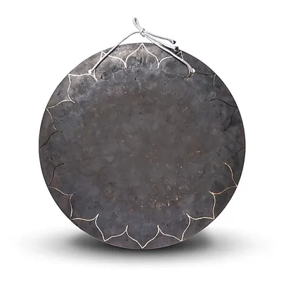 Immagine prodotto di Gong del vento Loto Nero - 55 cm