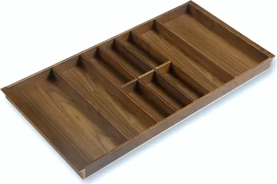 Produktbild von Besteckeinsatz NUSSBAUM 100er Schubl. B 890 x T 472 mm passend für Hettich ArciTech Schubladen