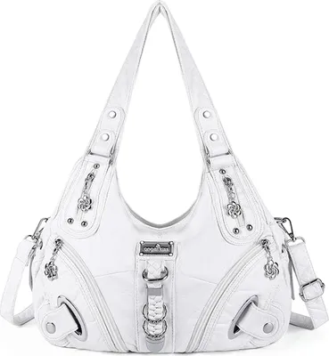 Produktbild von MODFU Schultertasche, Kunstleder Handtasche, ausgezeichnete Tasche für Damen mit mehreren Fächern