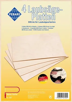 Obrázok produktu pre Drevené panely breza DinA4 w.12 fretsaw čepele Bausch