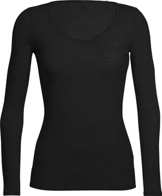 Produktbild von Icebreaker 103194001 M, T-Shirt, Erwachsener, Weiblich, Schwarz, Einfarbig, M