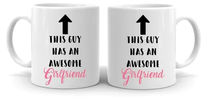 Kaffeebecher 'Awesome Girlfriend' 11oz Keramik